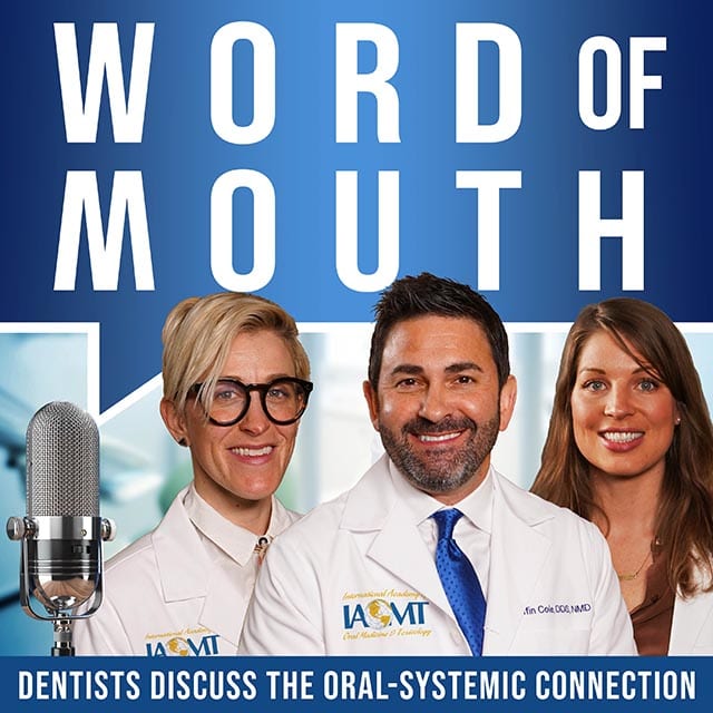 Word of Mouth Podcast dentists, doctors, integrative health podcast, microphone, interview, oral health, oral systemic connection.